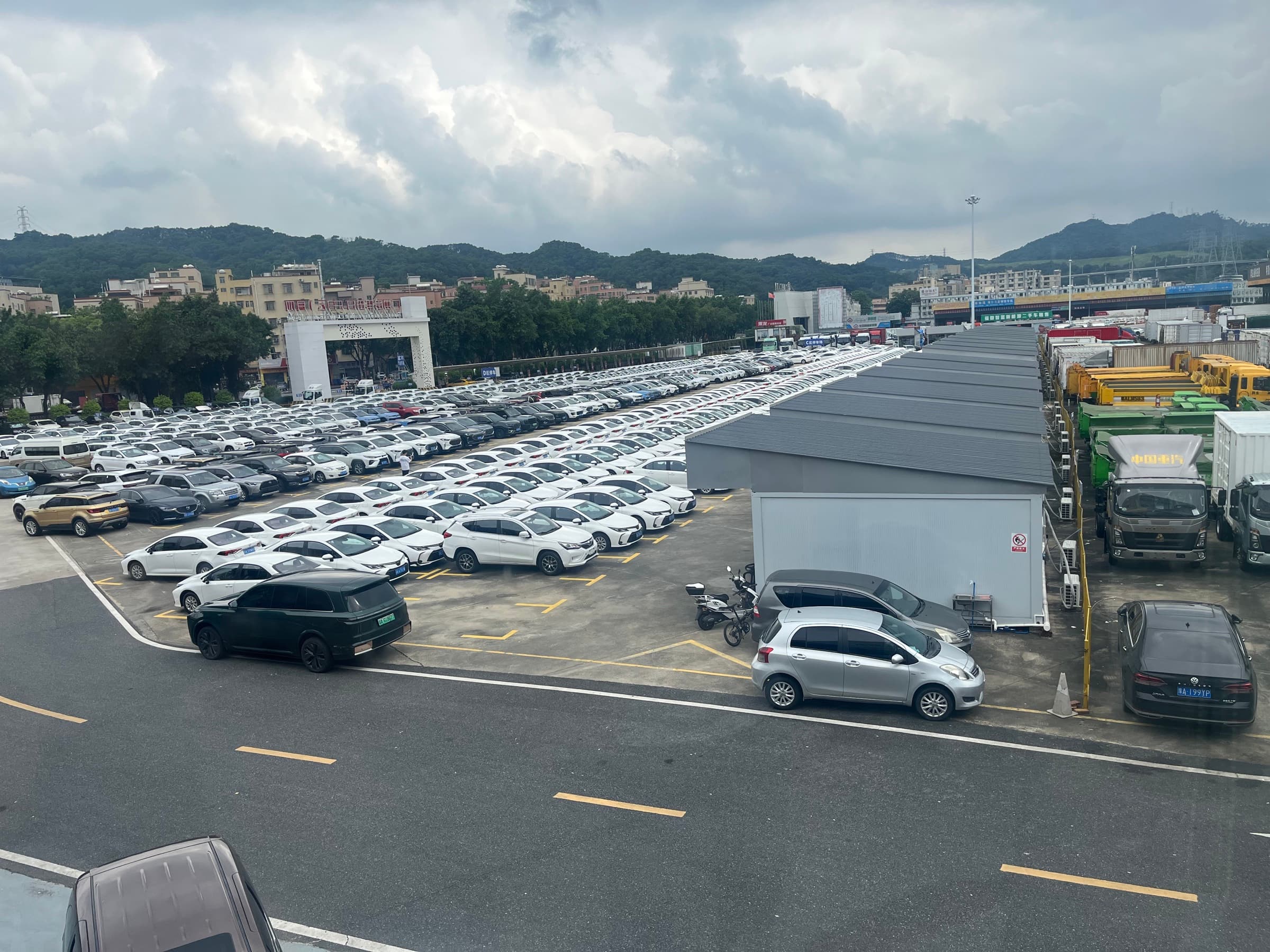 Guangzhou Automobile Export Baiyun Base vehicle and commercial area